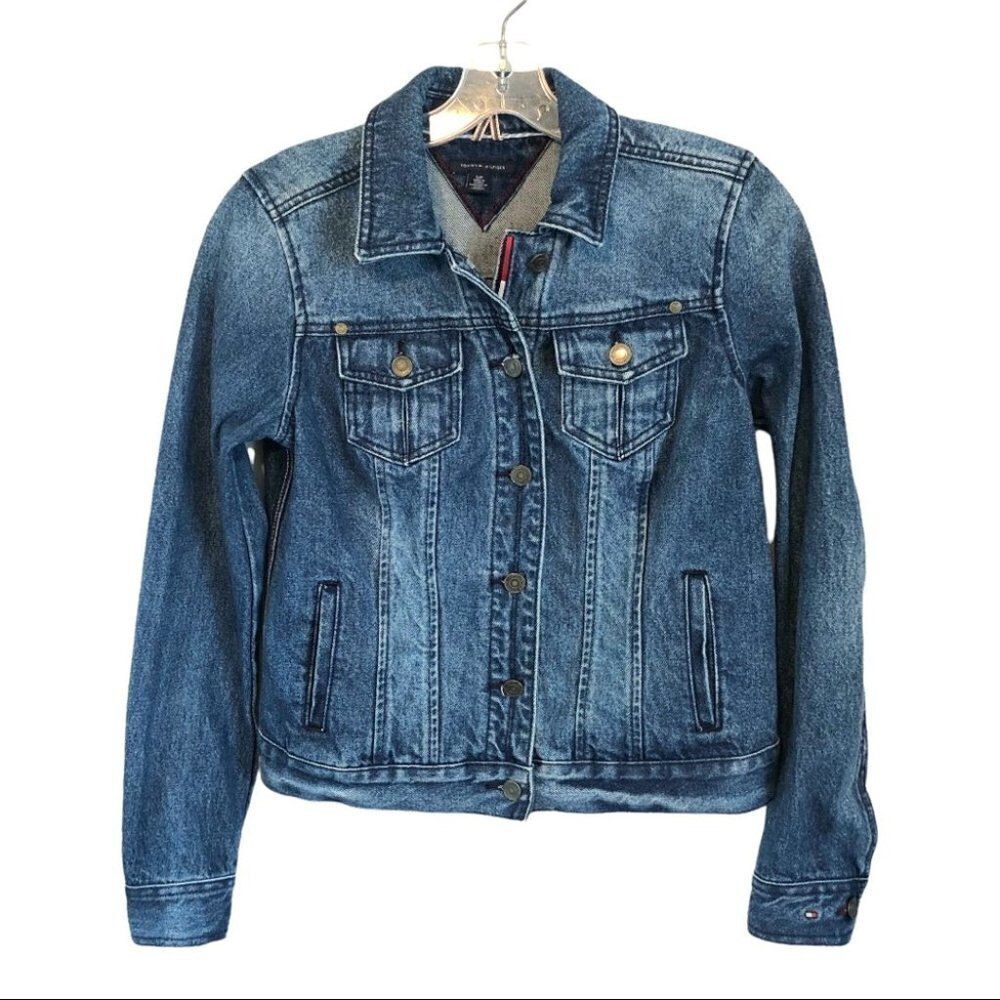 Tommy Hilfiger Denim/Jean Jacket Ladies  Small Medium Wash